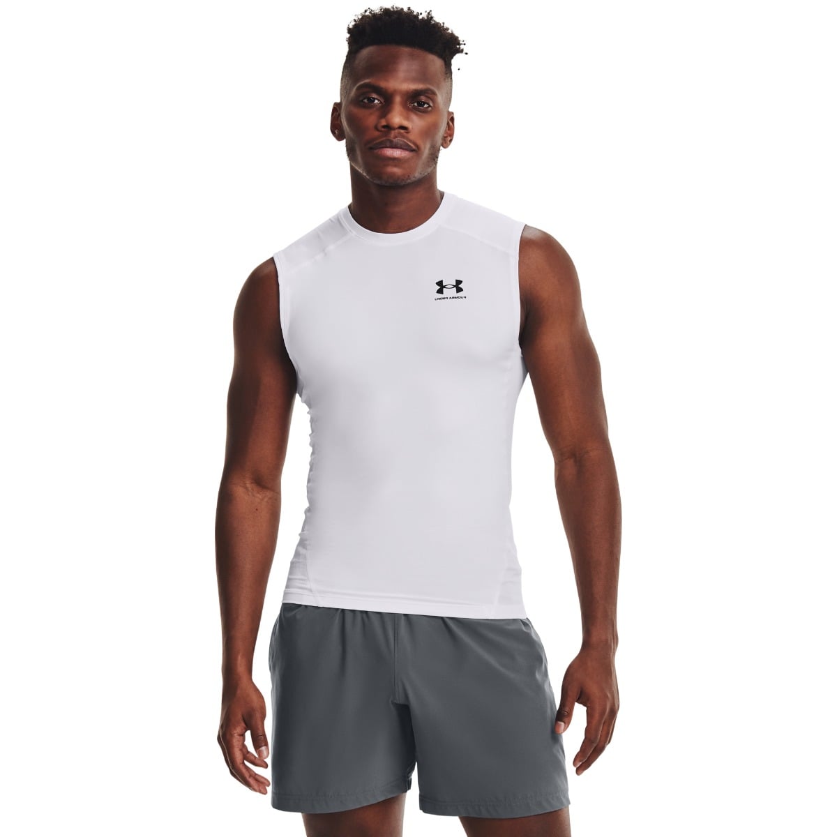 Canotta a Compressione HG Armour SL / White - Under Armour