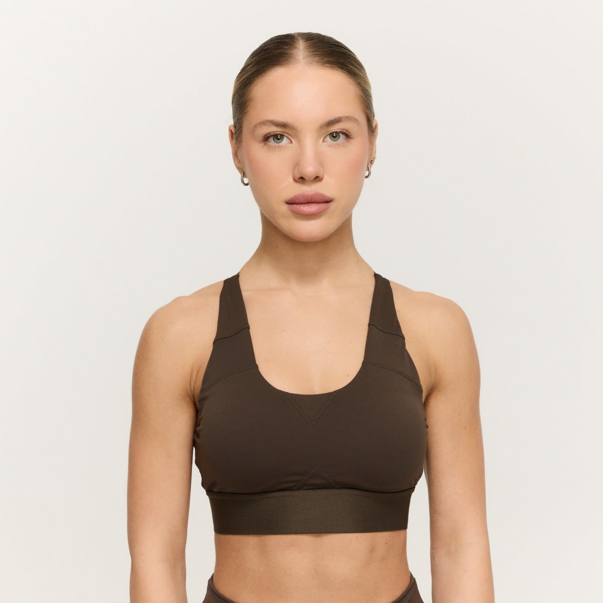 Reggiseno Sportivo Limitless Espresso - GymBeam