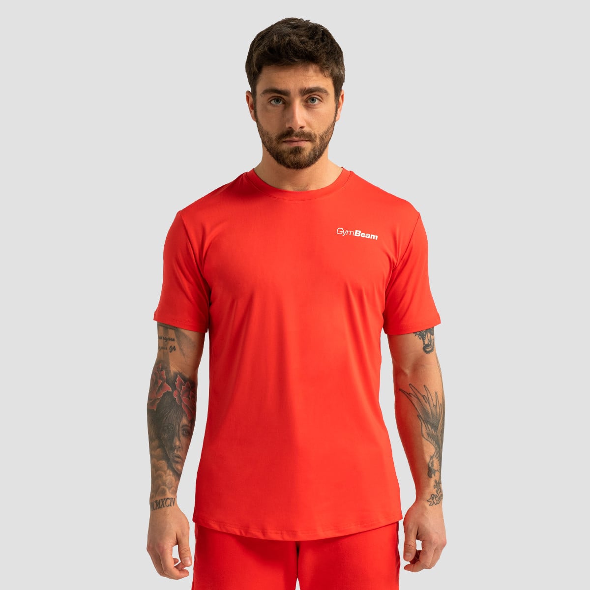 T-Shirt Sportiva da Uomo Limitless Hot Red - GymBeam
