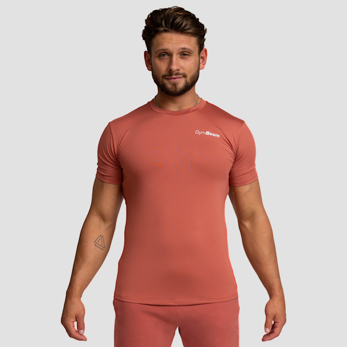 T-Shirt Sportiva da Uomo Limitless Cinnamon - GymBeam
