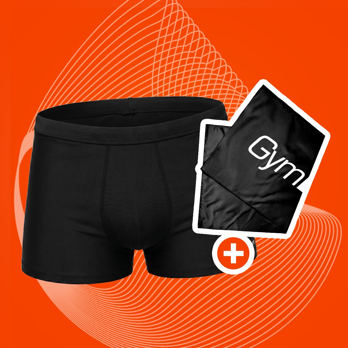 Costume da Bagno da Uomo PRO Black - GymBeam + OMAGGIO