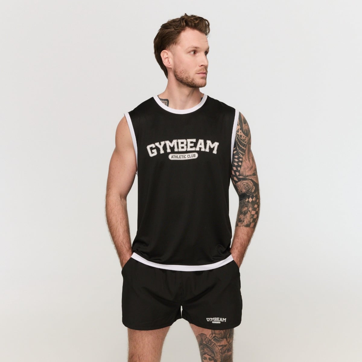 Canotta Varsity Black - GymBeam