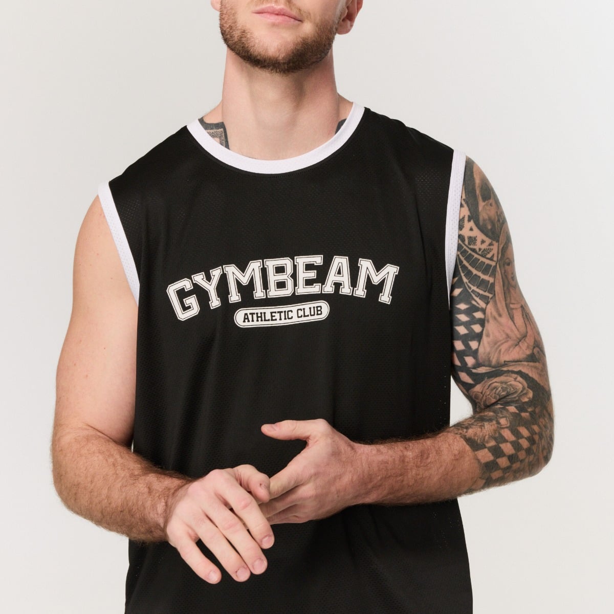 Canotta Varsity Black - GymBeam
