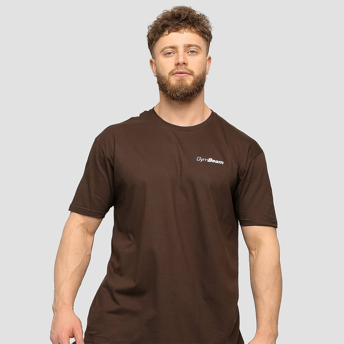 T-Shirt Basic Chocolate Brown - GymBeam
