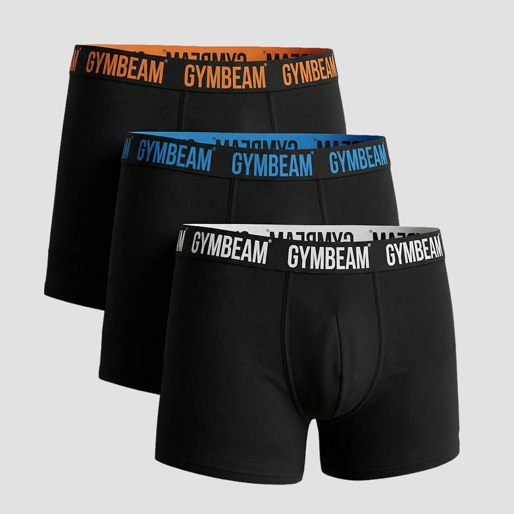 Boxer FIT 3Pack Black - GymBeam
