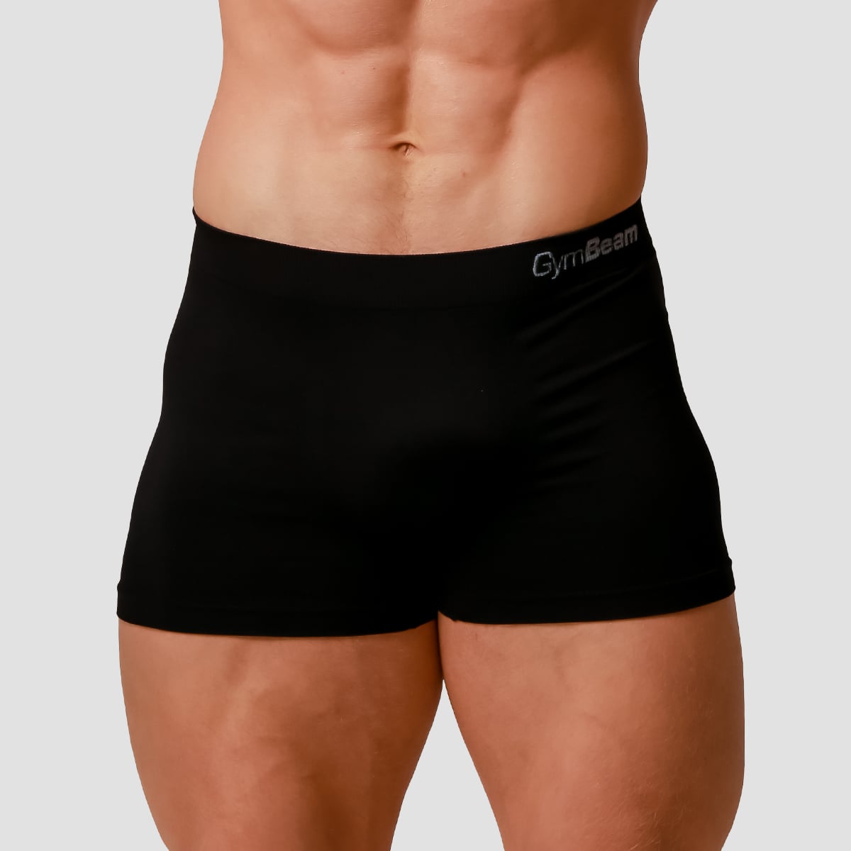 Boxer da Uomo Seamless 2Pack Black - GymBeam