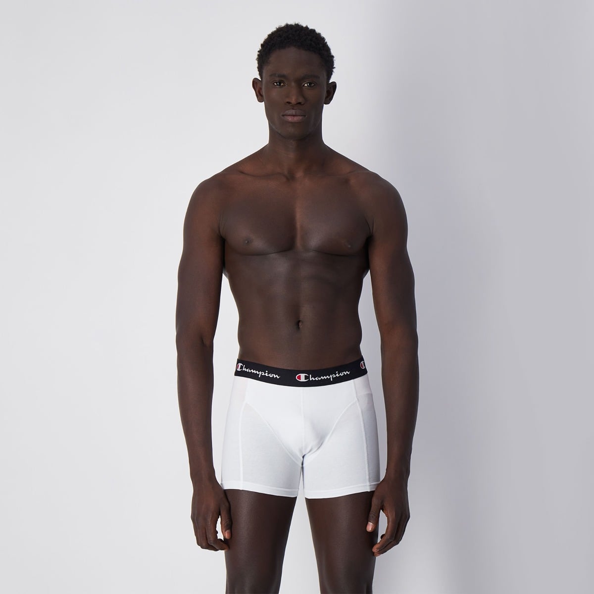 Boxer da Uomo Smooth Seam 2Pack White/Black - Champion