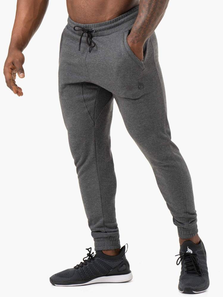 Pantaloni da corsa Iron da uomo, carbone - Ryderwear