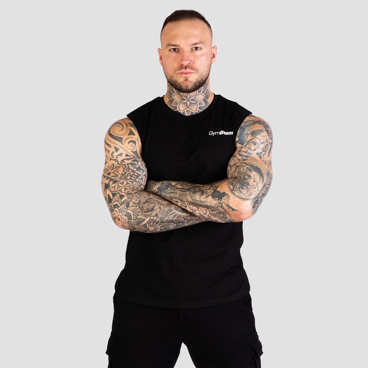 Canotta sportiva TRN Black - GymBeam