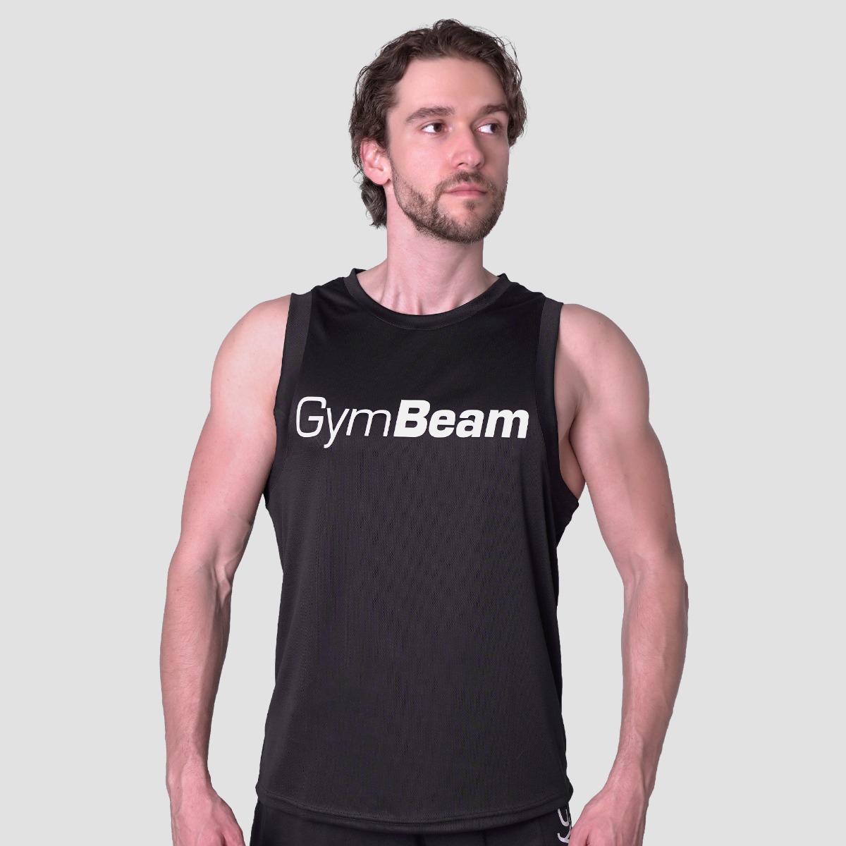Canotta in Mesh Essence Black - GymBeam