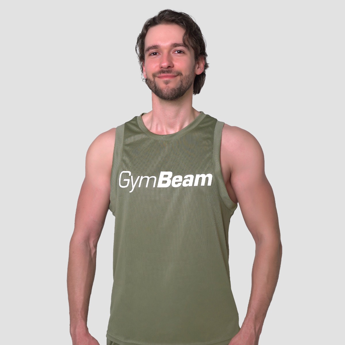 Canotta in Mesh Essence Green - GymBeam