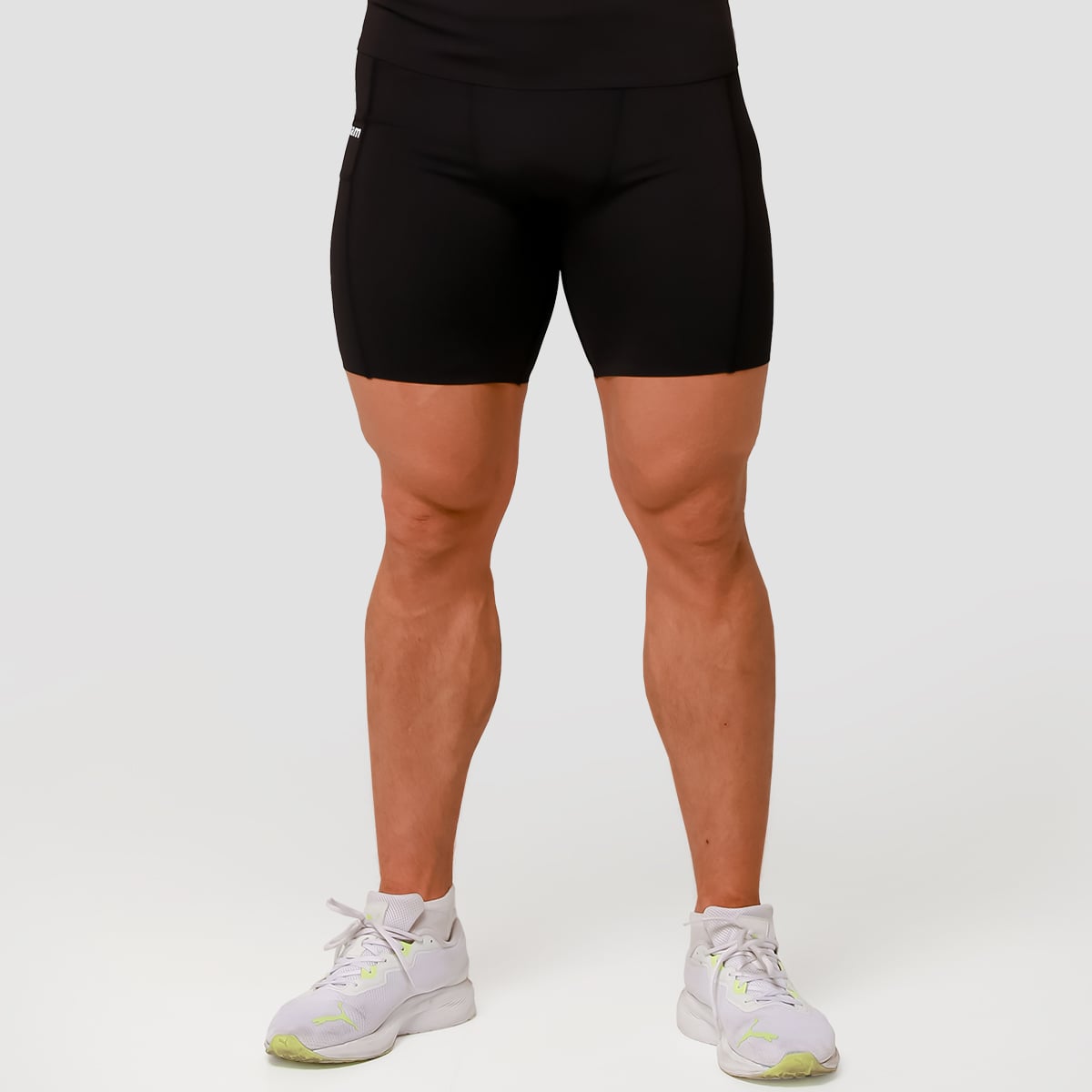 Pantaloncini a Compressione Media Black - GymBeam