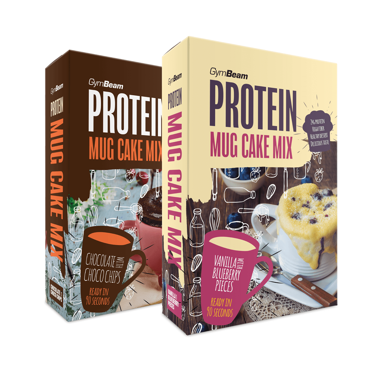 Mix per Mug Cake Proteica 500 g - GymBeam