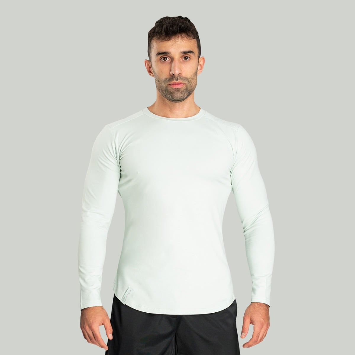 Maglietta a Maniche Lunghe Nebula / Moon Grey - STRIX