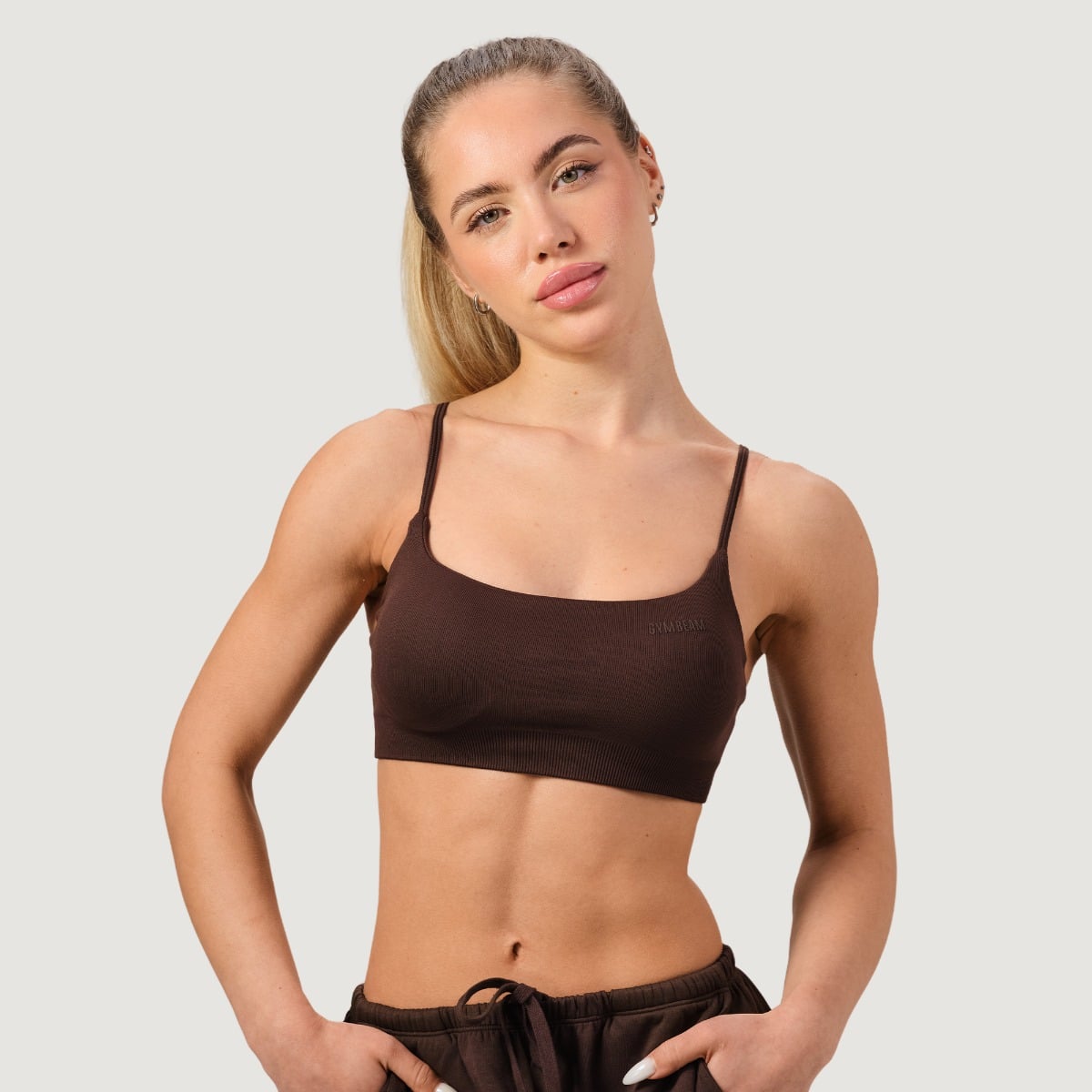 Reggiseno Sportivo Seamless NEO Mocha - GymBeam