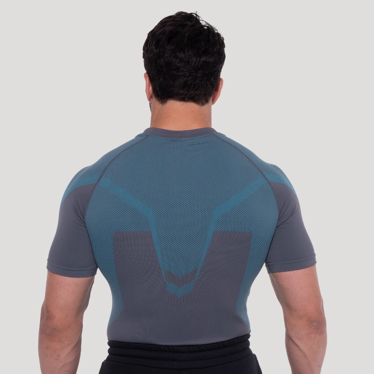 Maglietta Seamless OG1 Grey/Blue - GymBeam