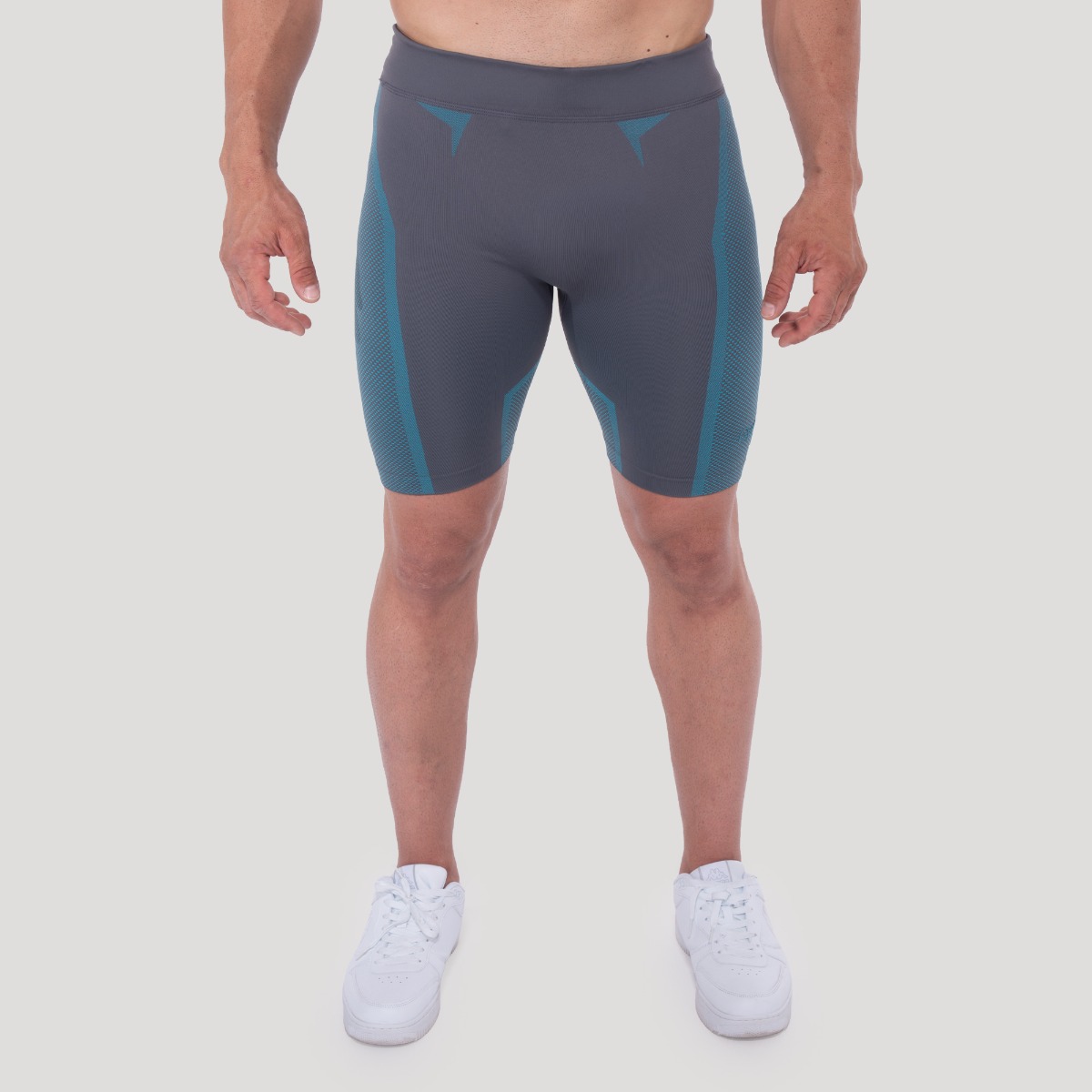 Pantaloncini Seamless OG1 Grey/Blue - GymBeam