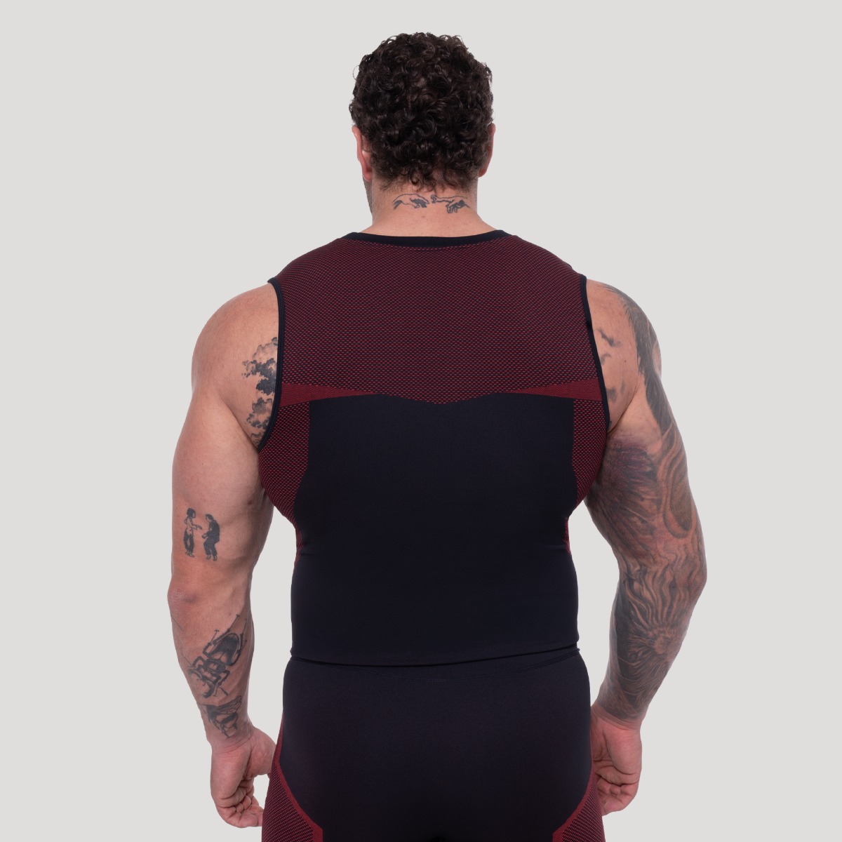 Canotta Seamless OG1 Black/Red - GymBeam