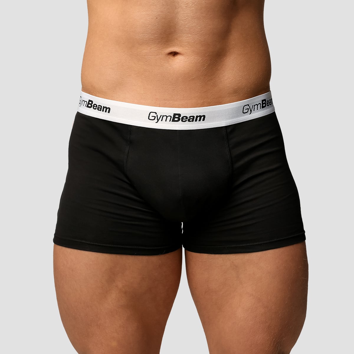 Boxer da Uomo Essentials 3Pack Black - GymBeam