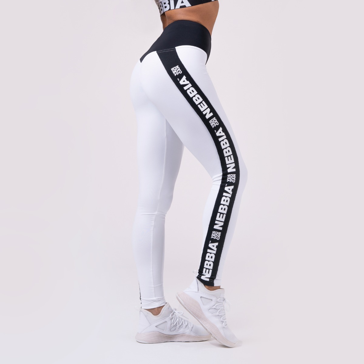 Leggings da donna Power Your Hero White - NEBBIA
