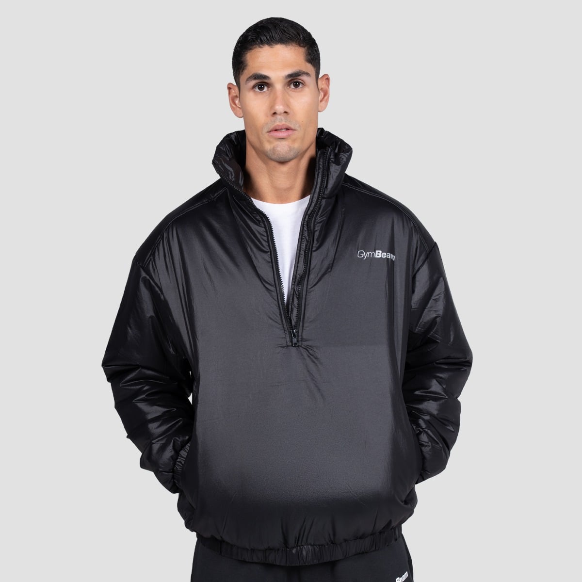 Giacca 1/2 Zip Prime Black - GymBeam