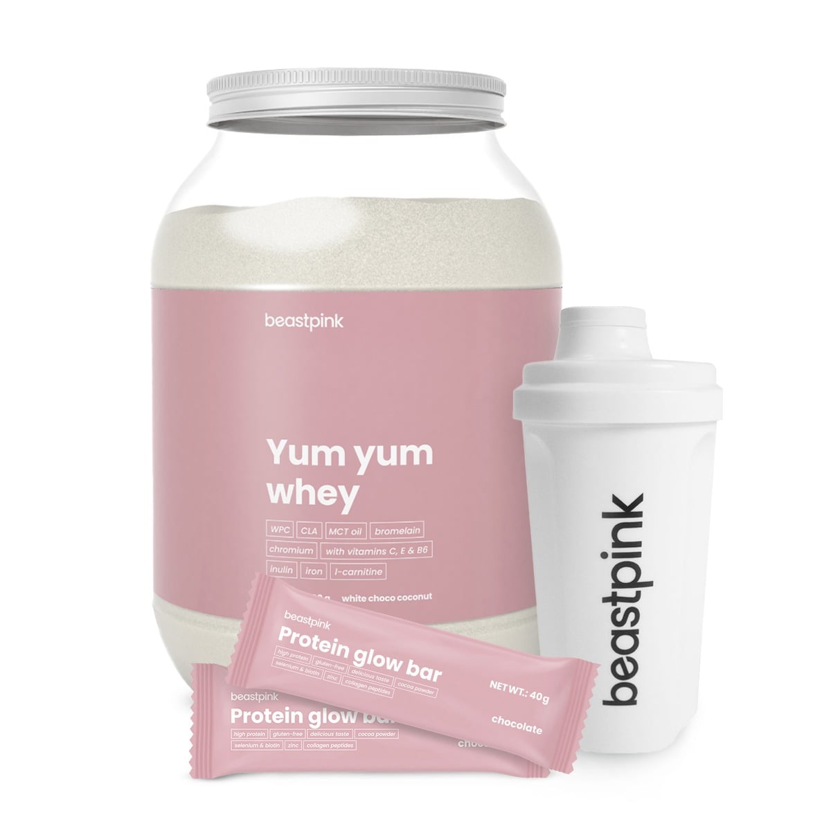 Yum Yum Whey - BeastPink + OMAGGI