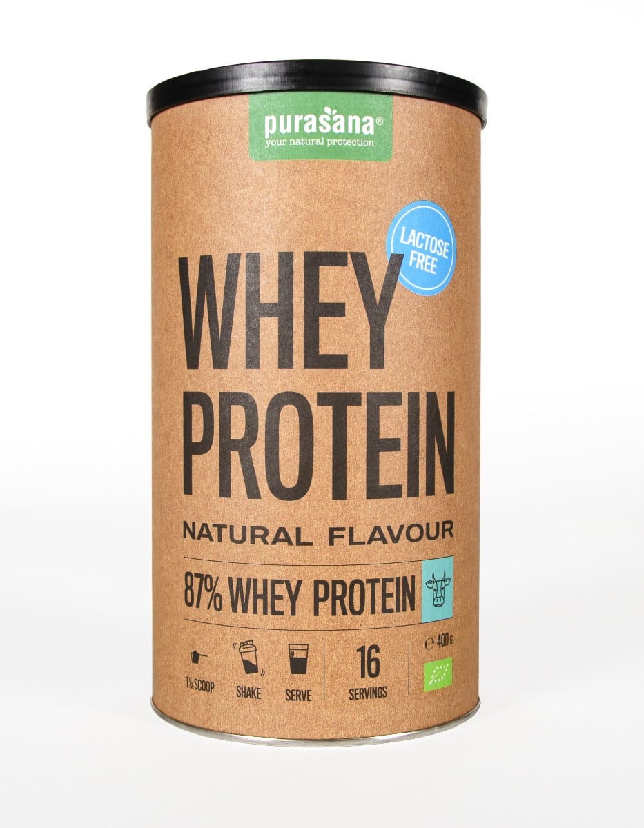 Proteine Whey BIO senza lattosio - Purasana