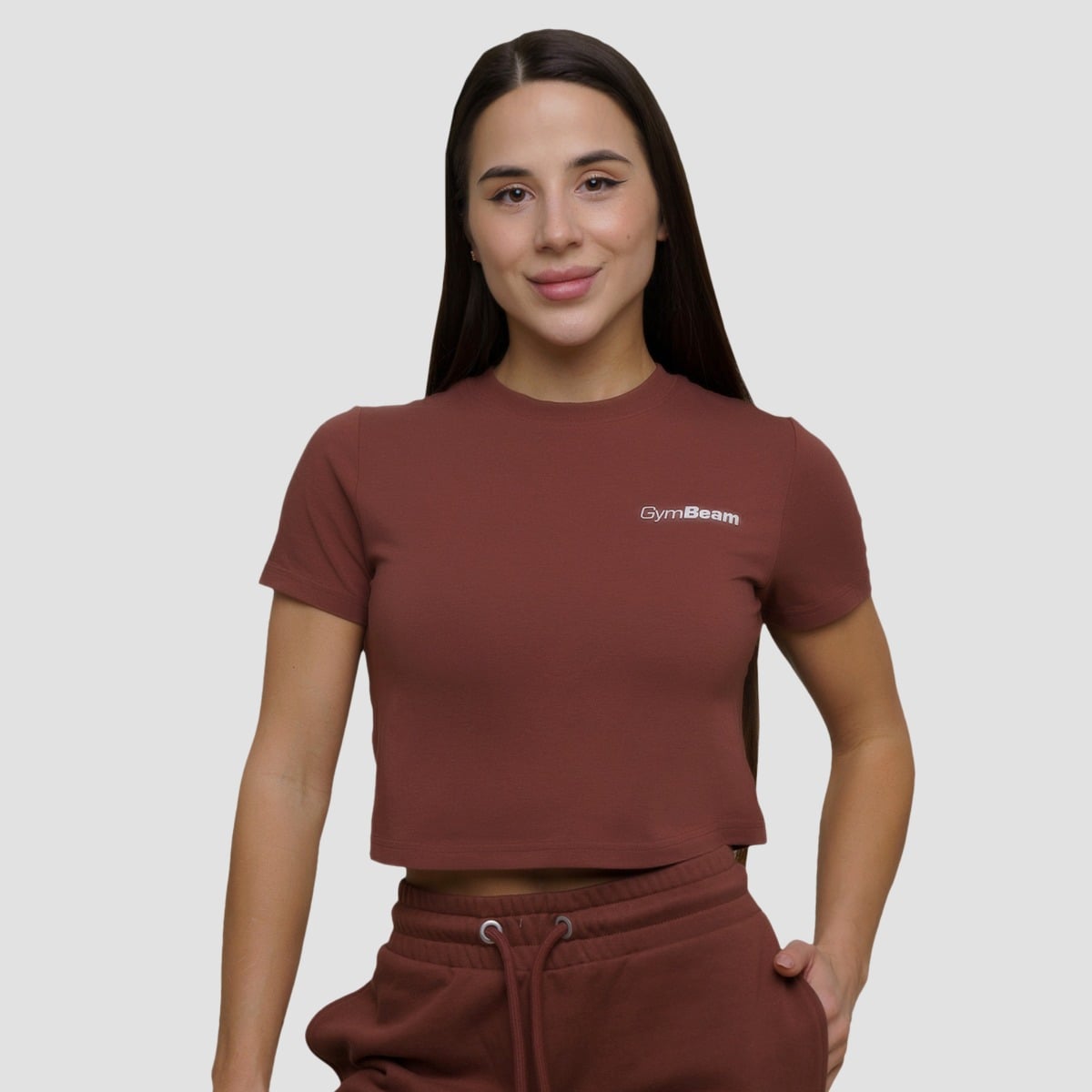 T-Shirt Cropped da Donna Agile Root - GymBeam
