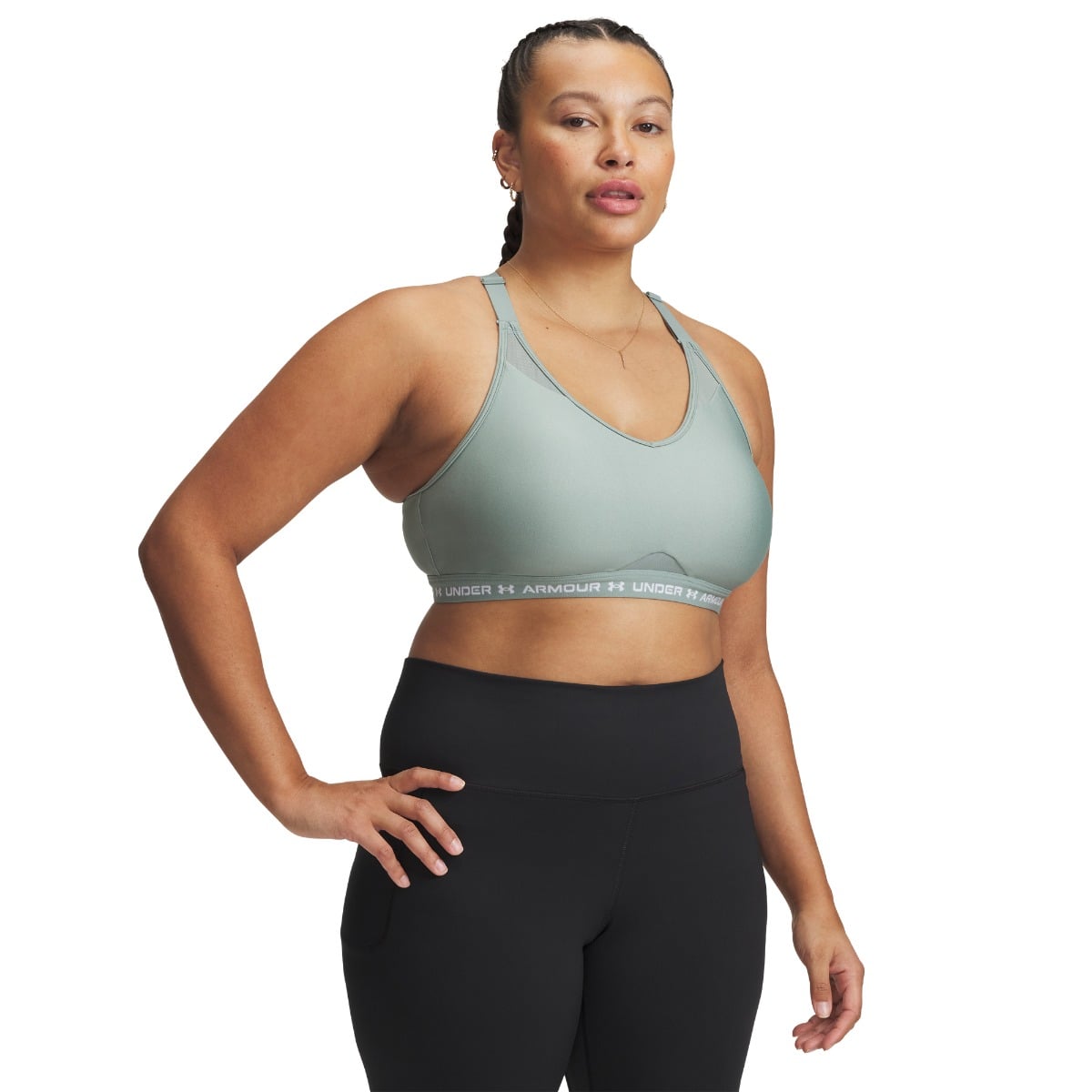 Reggiseno Sportivo Crossback Low Green - Under Armour