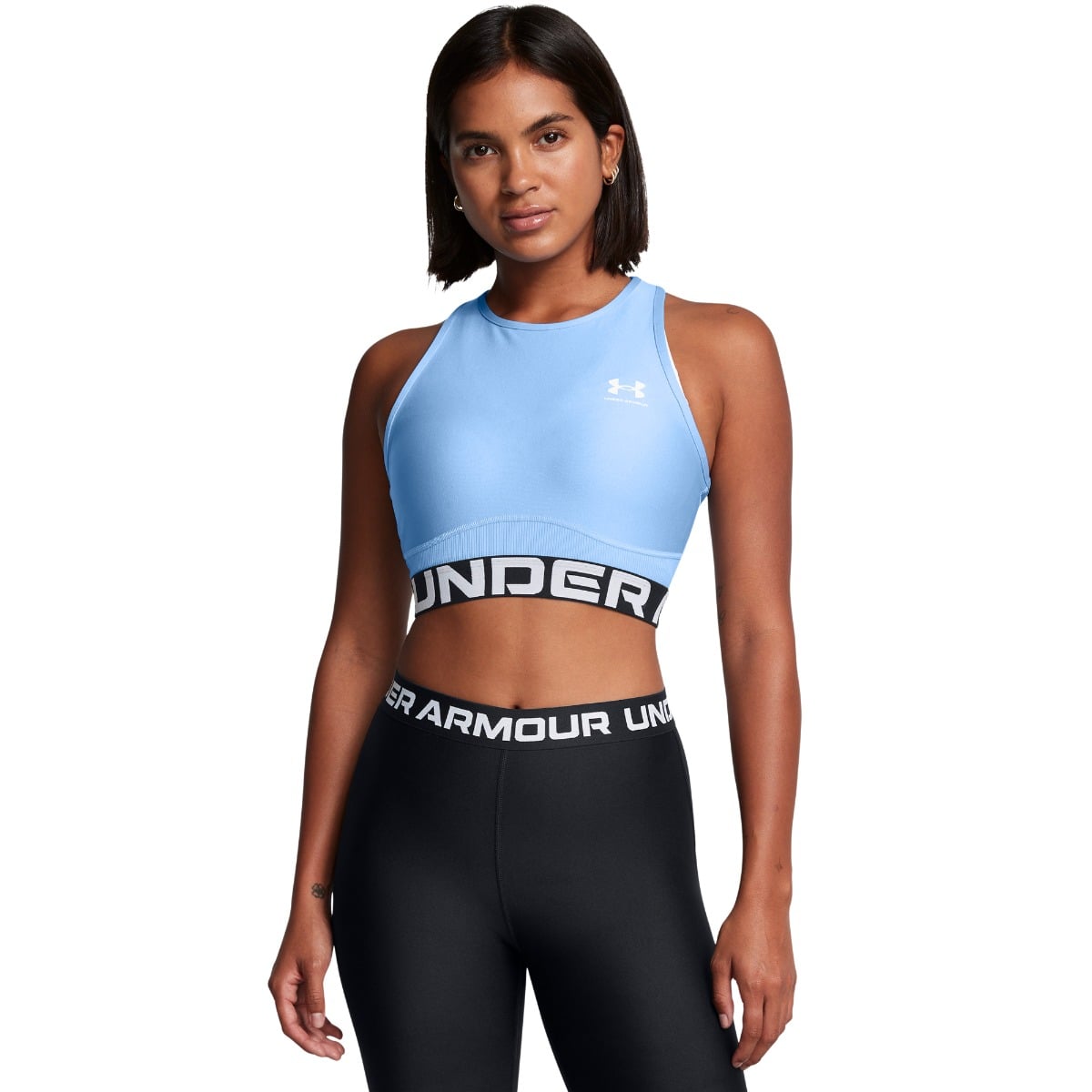 Top HeatGear Rib Blue - Under Armour