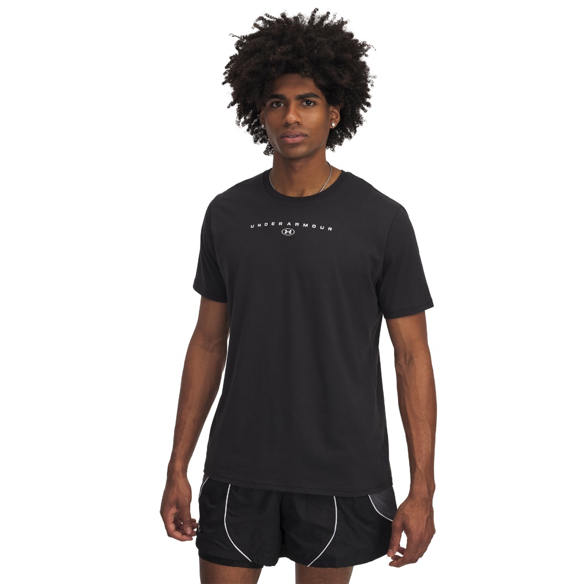 T-shirt Stacked Logo Black - Under Armour