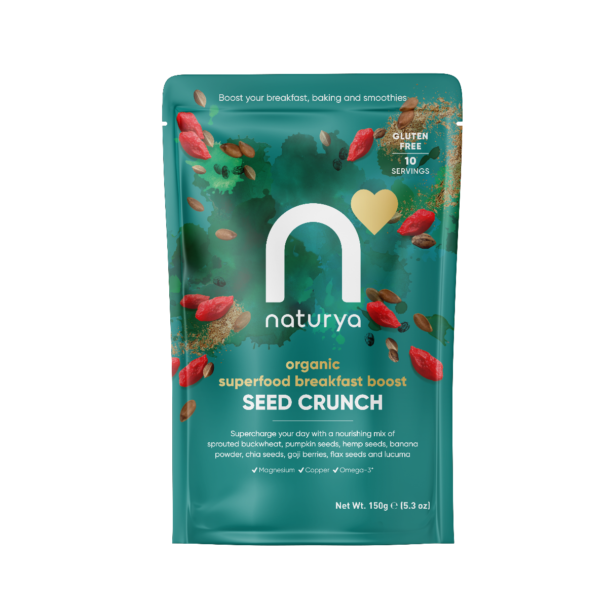Superfood Breakfast Boost Seed Crunch - Naturya