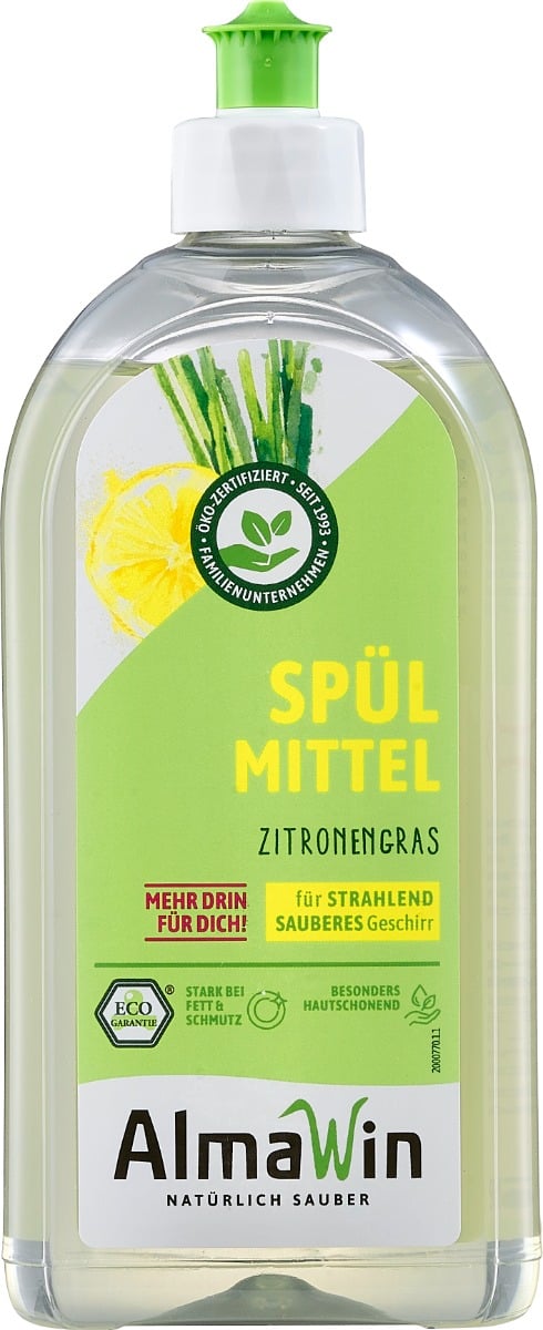 Detergente liquido per piatti Lemongrass 500 ml - AlmaWin