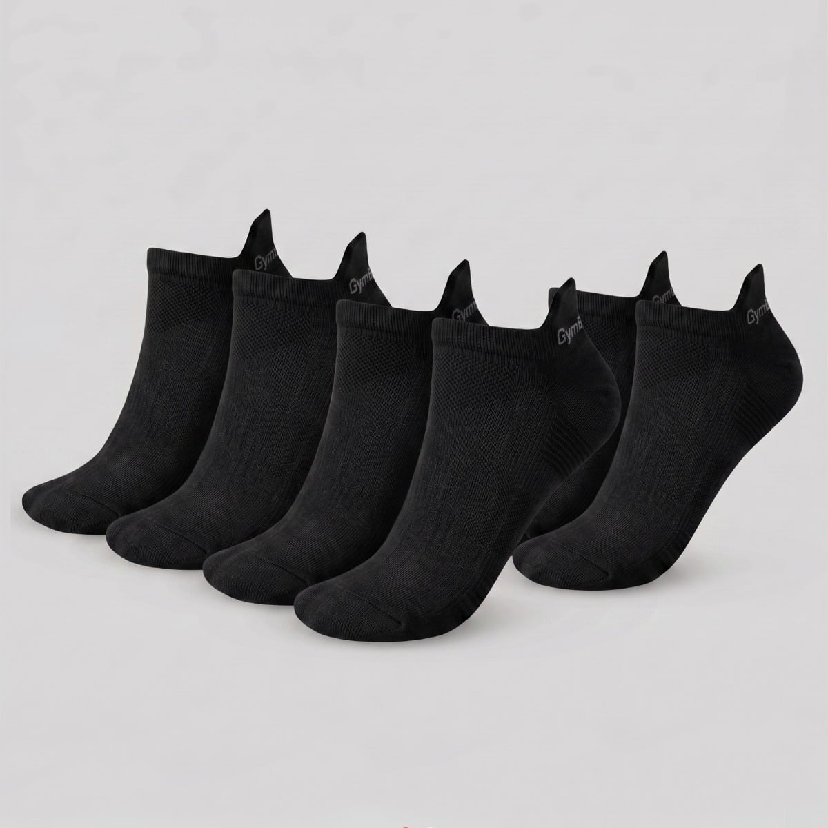 Calze alla Caviglia 3Pack Black - GymBeam