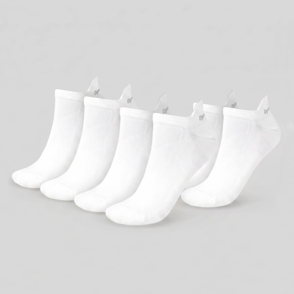 Calze alla Caviglia 3Pack White - GymBeam