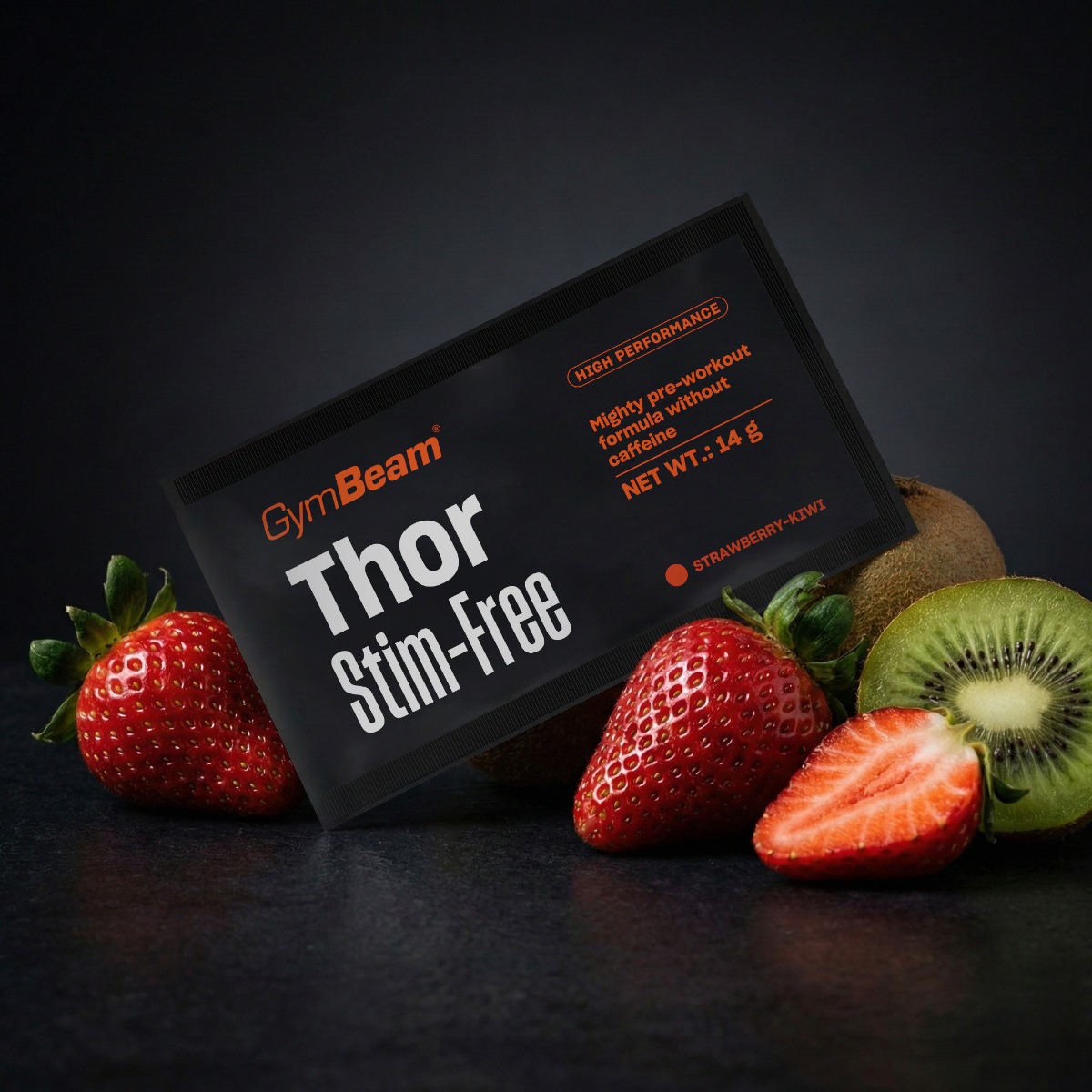 Thor Stim-Free Sample - GymBeam 14 g - Fragola - Kiwi