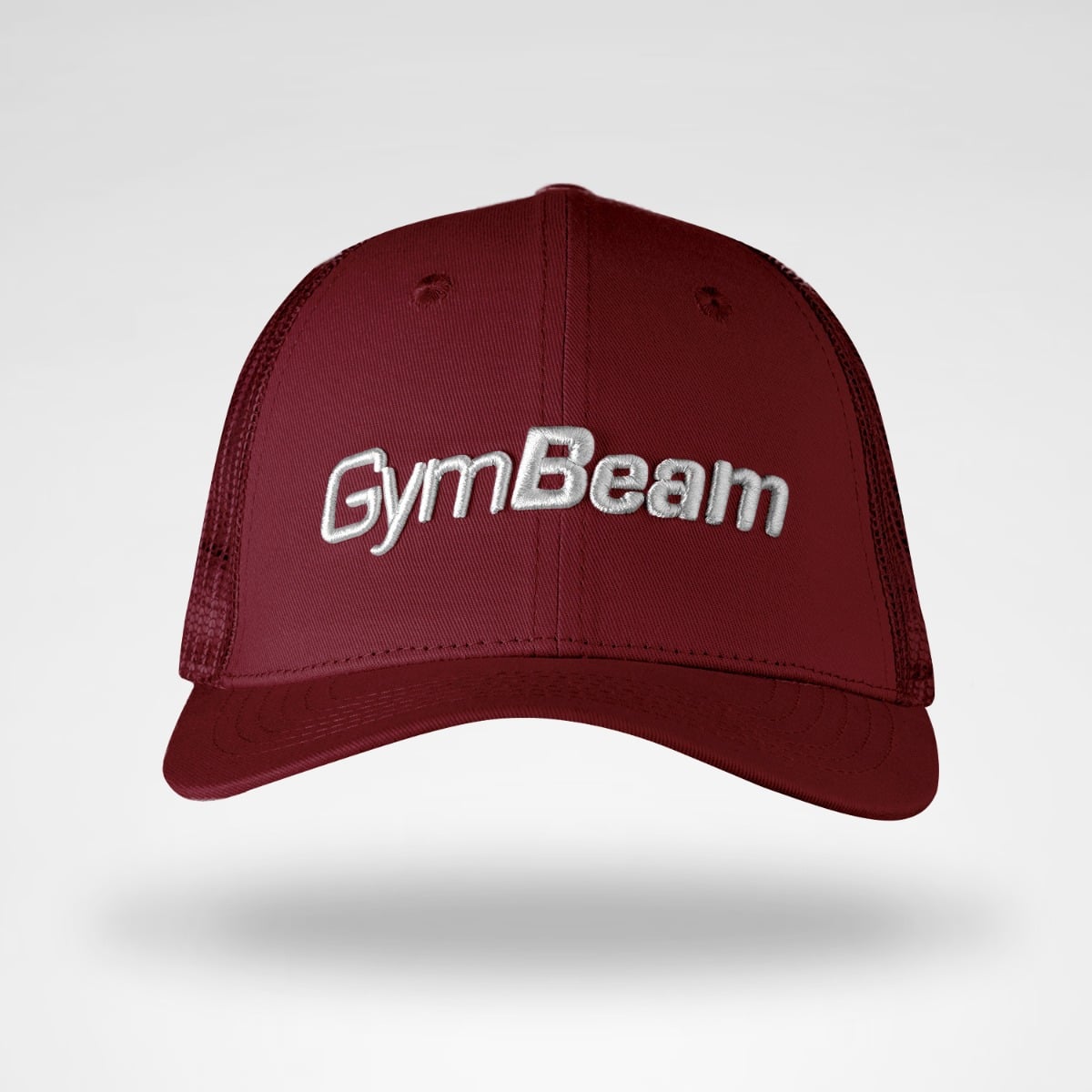 Cappellino Mesh Panel Burgundy - GymBeam