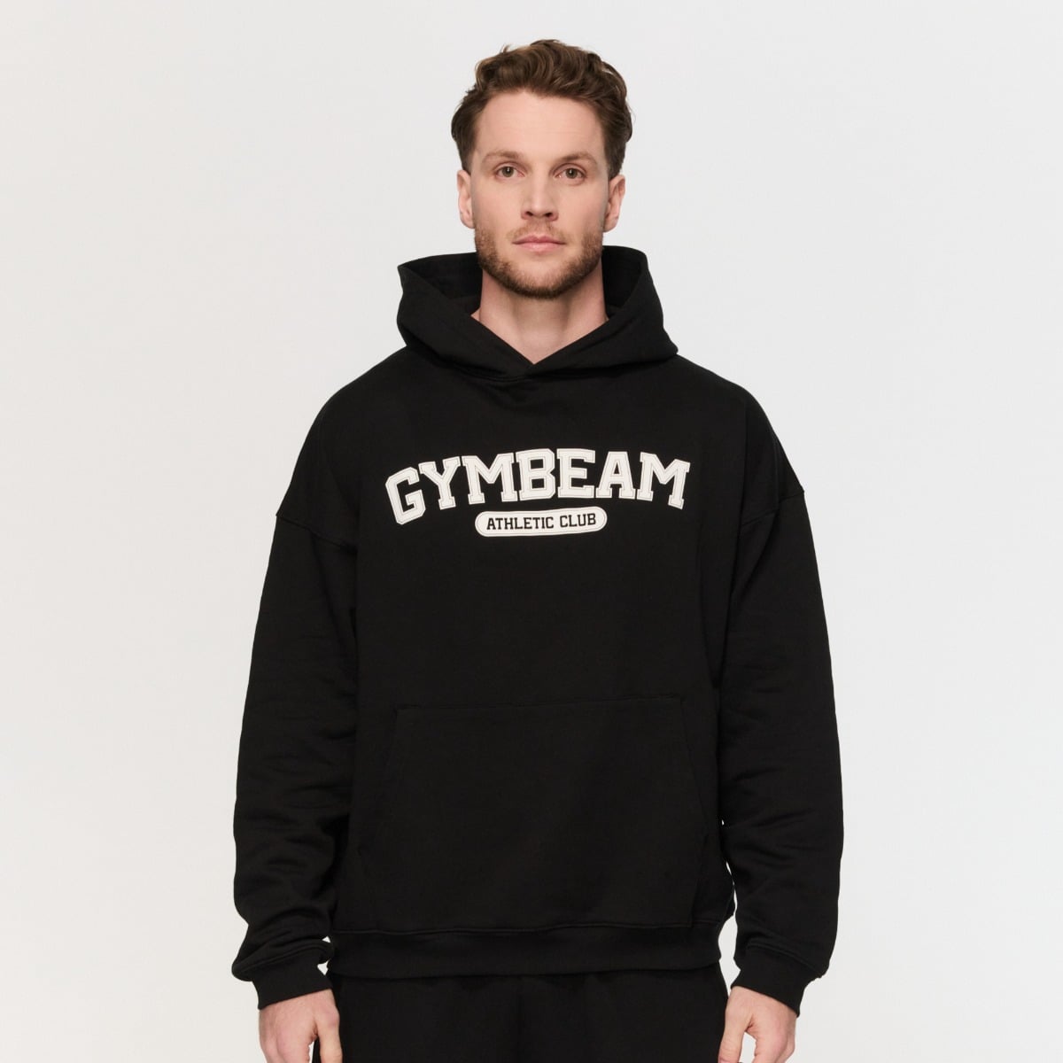 Felpa Varsity Black - GymBeam
