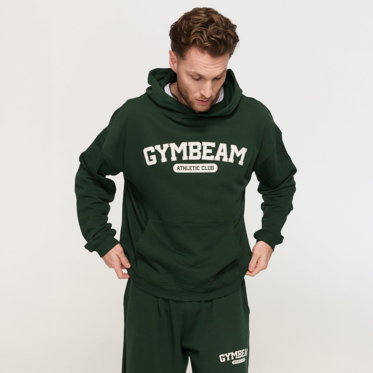 Felpa Varsity Green - GymBeam