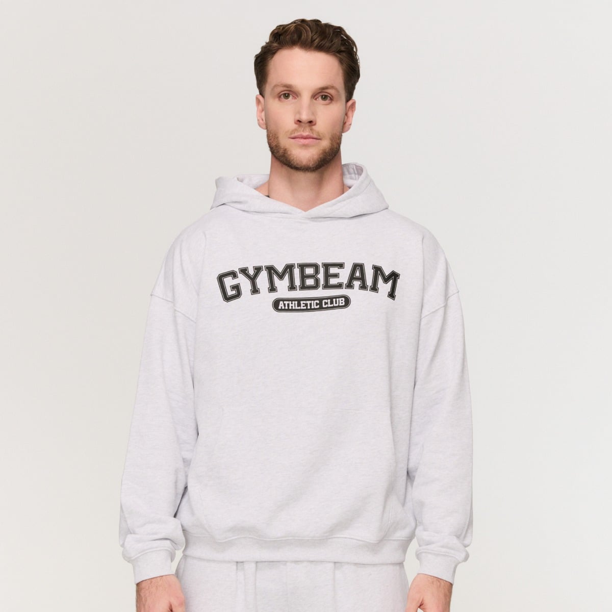 Felpa Varsity Grey - GymBeam