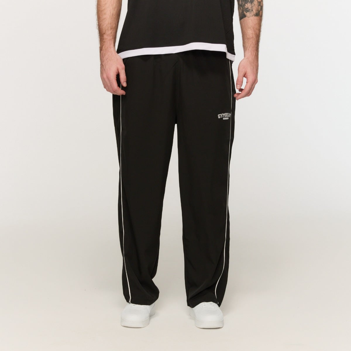 Pantaloni Varsity Black - GymBeam