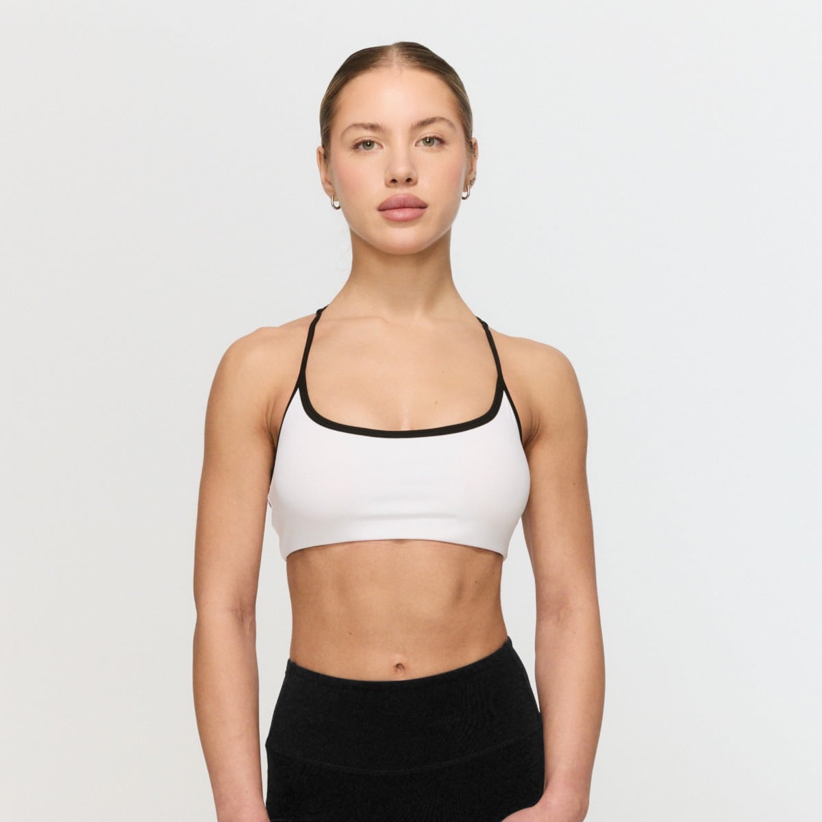 Reggiseno Sportivo Varsity White - GymBeam