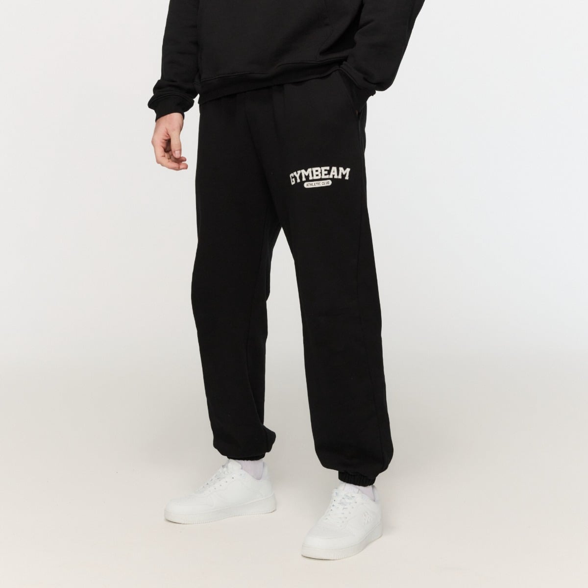 Pantaloni Sportivi Varsity Black - GymBeam
