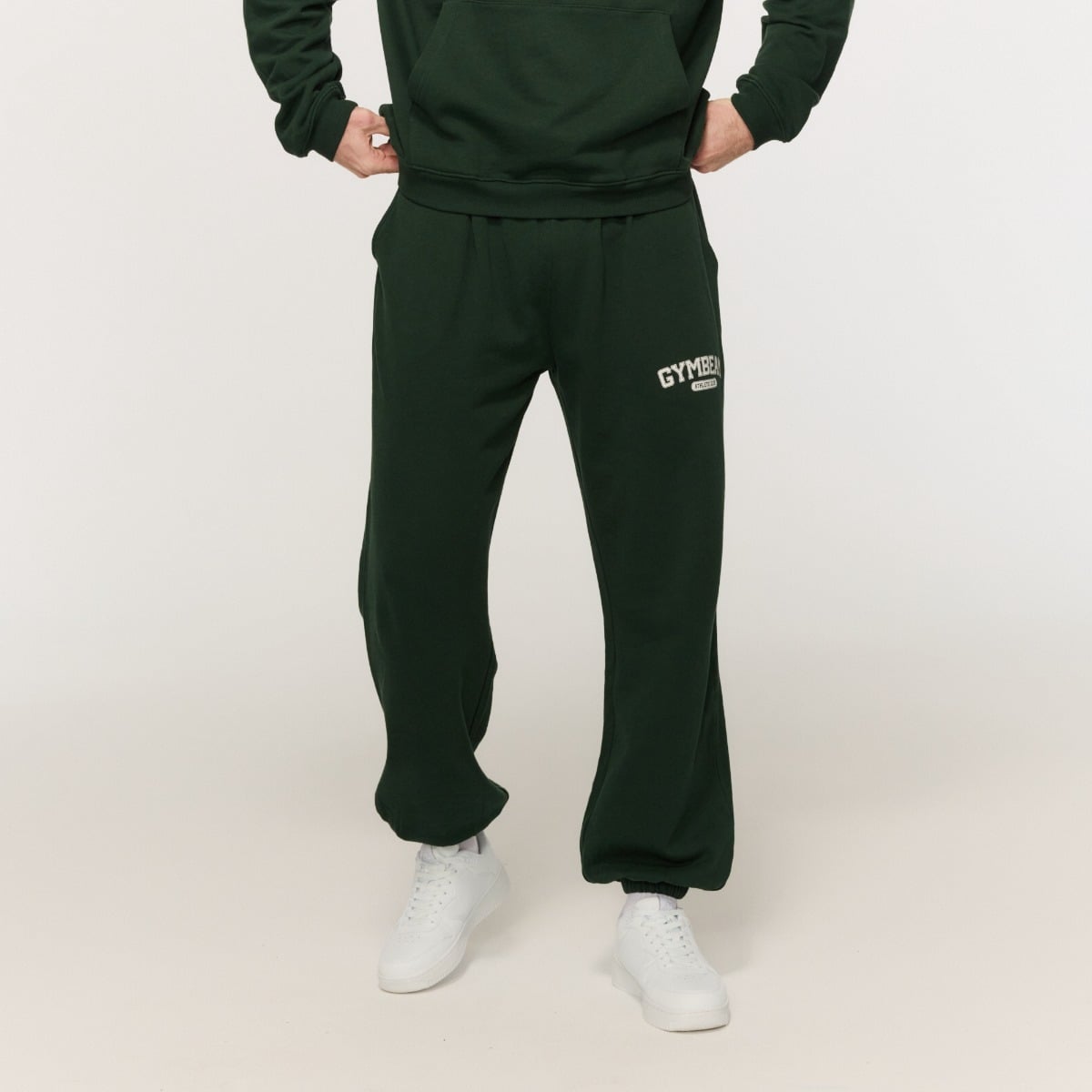 Pantaloni Sportivi Varsity Green - GymBeam