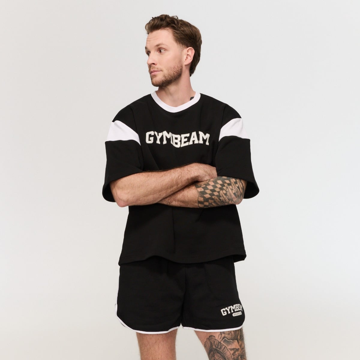 Pantaloncini Sportivi Varsity Black - GymBeam