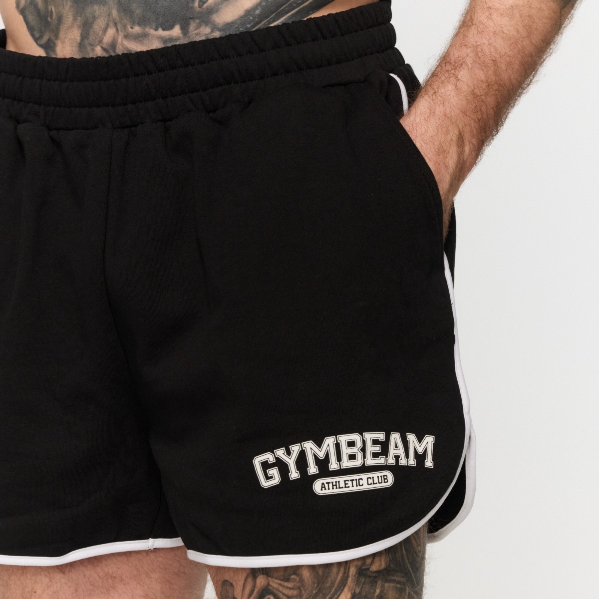 Pantaloncini Sportivi Varsity Black - GymBeam