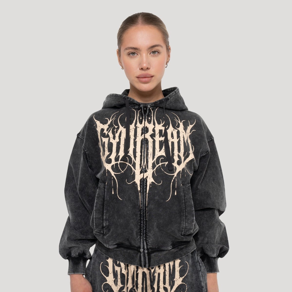 Felpa da Donna Abyss Charcoal - GymBeam
