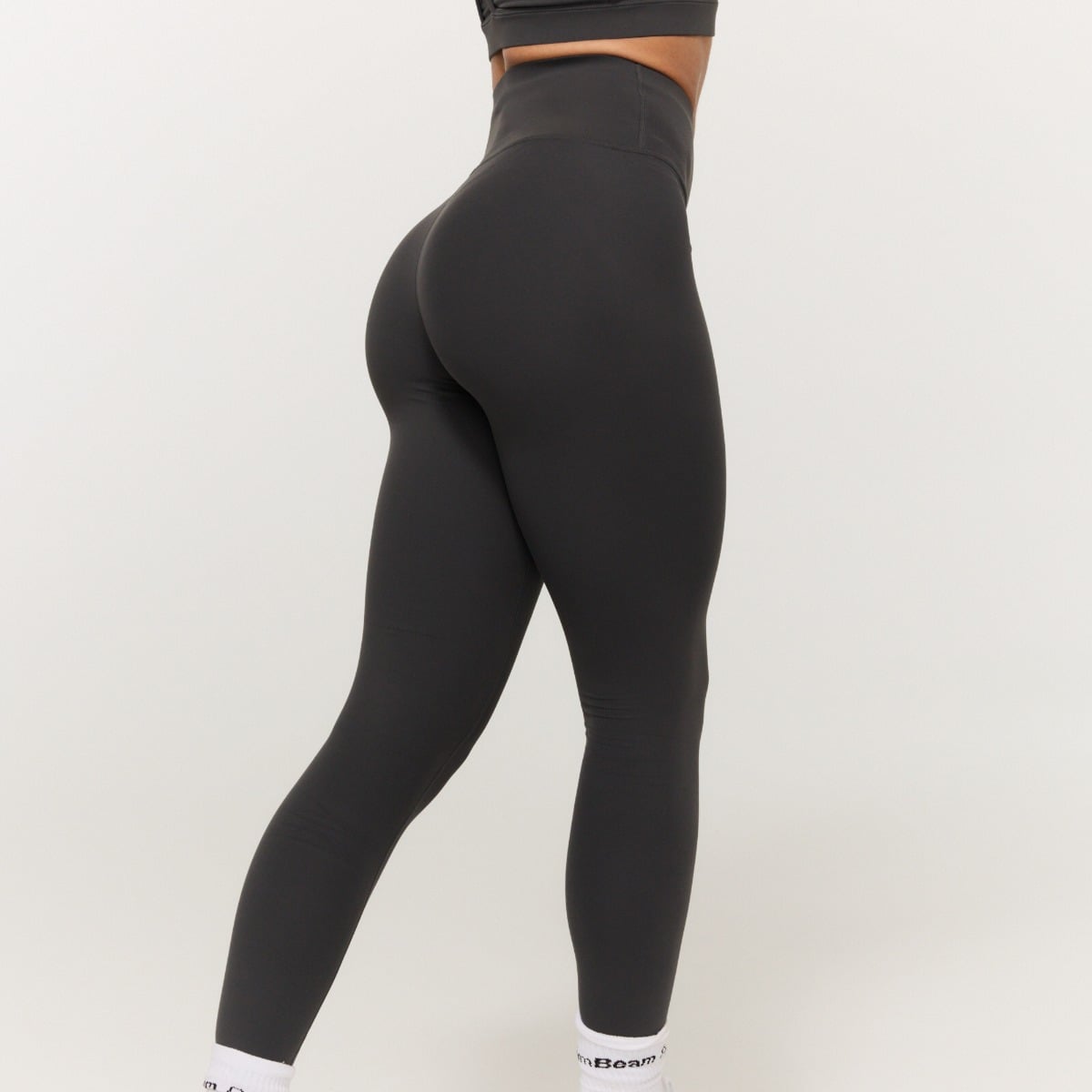 Women‘s BEAT Leggings Charcoal - GymBeam