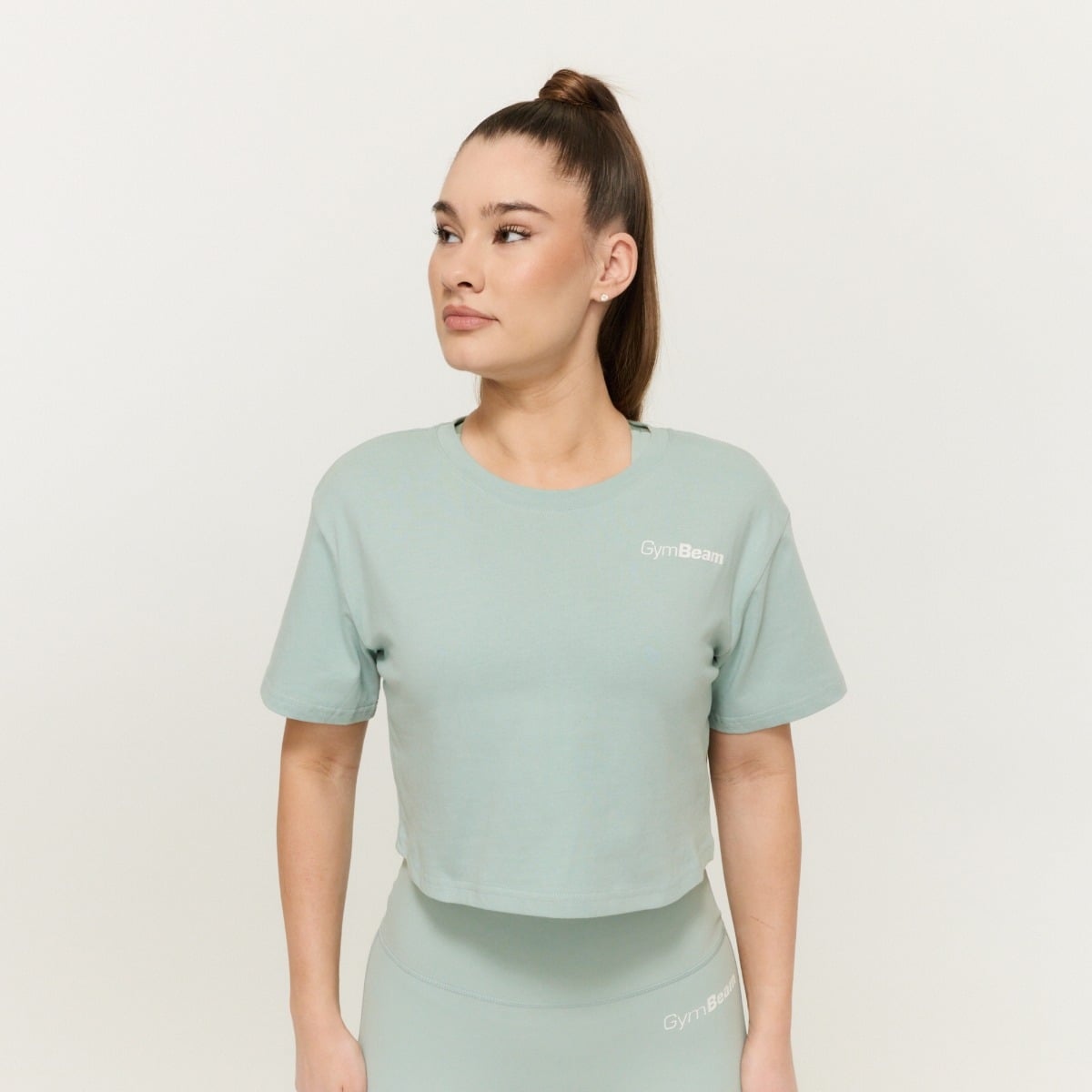 Crop Top da Donna Limitless Eucalypt - GymBeam
