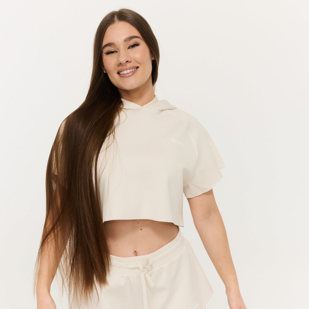 Felpa Cropped da Donna Relay Pearl - GymBeam